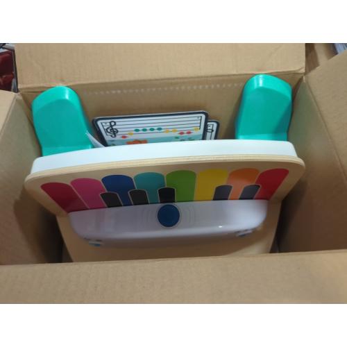 Baby Einstein and Hape Magic Touch Wooden Toy Piano, Montessori Musical Learning Toy for Babies and Toddlers 6mo
