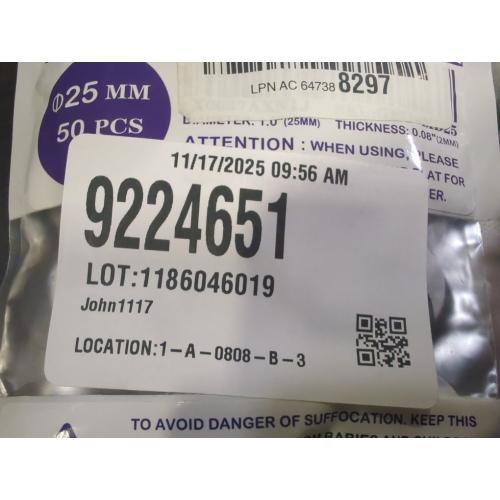 Set of 50 Size Size 25mm Round Small Magnet Dots with Adhesive Backing for Crafts DIY School Office Home Flexible Circle Magnetic Dot with Self Adhesive Alternative to Magnets Tape Sheet 50 PCS 25mm (Diameter 1.0”X 0.08”)