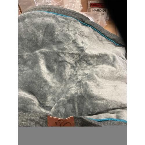 Bedsure Washable Dog Beds Large Sized Dog - 3 Inch Thicken Up to 80lbs Pet Mat Pillows with Removable Washable Cover, Grey