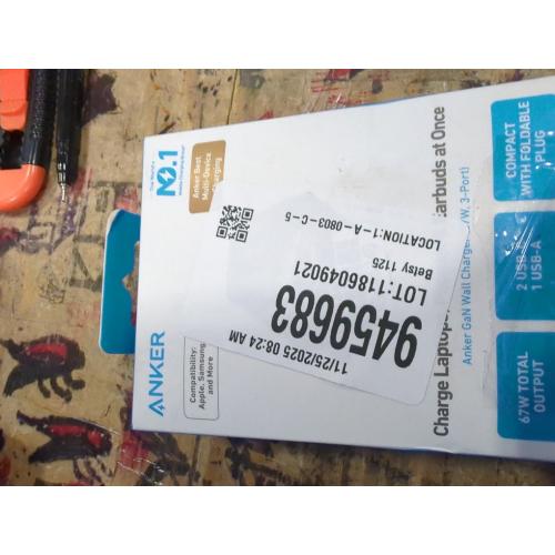 Anker Prime 67W USB C Charger, Anker GaN Wall Charger, 3-Port Compact Fast PPS Charger, For MacBook Pro/Air, Pixelbook, iPad Pro, iPhone 17/16/Pro, Galaxy S23/S22, Note20, Pixel, Apple Watch, and More