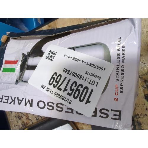 Mixpresso 9 Cup Greca Stovetop Espresso Pot 450ml/15oz, Moka Pot with Coffee Percolator Design, Stainless Steel Stove Top Coffee Maker for Camping or Home Use,Italian Stovetop Espresso Maker