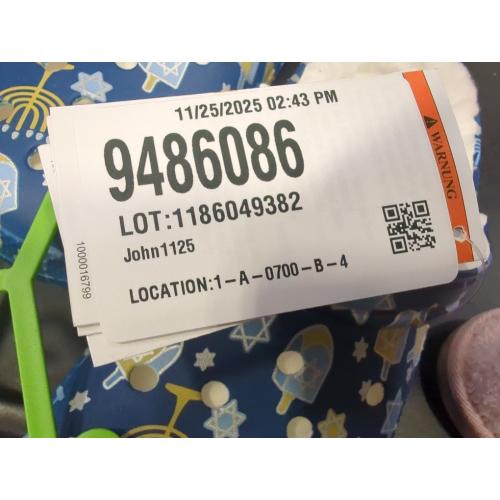 Size M6/8w Color Blue Crocs Unisex Adult Classic Lined Holiday Charm Clogs