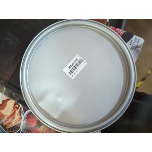 New Star Foodservice Restaurant-Grade Aluminum Pizza Pan, Baking Tray, Coupe Style, small
