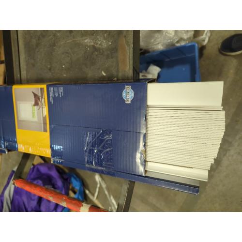 LEVOLOR Trim Go 2-in Slat Width 34-in x 64-in Cordless White Faux Wood Room Darkening Horizontal Blinds