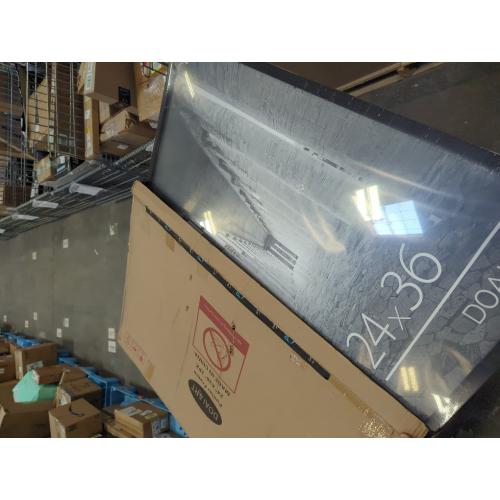 BLACK FRAME DOAI ART 24x36 Poster Frame Black 2 Pack, Poster Frames 24 x 36 inches or 24x36 Picture Frames with HD Plexiglass for Horizontal or Vertical Wall Mounting, Durable Scratch-proof Safe and Artistic