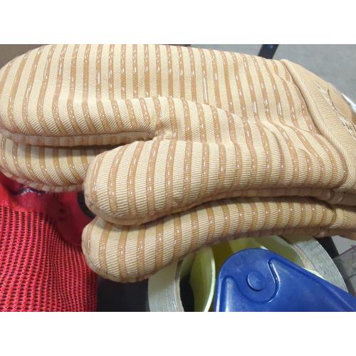 Set of 2 Color beige All-Clad Silicone Oven Mitt,  Cappuccino