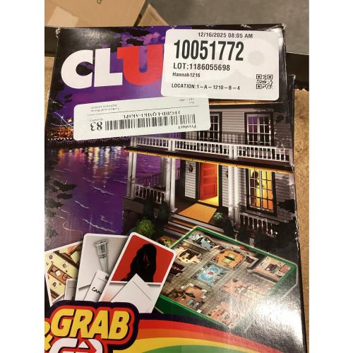 Hasbro Gaming Cluedo Grab & Go Game,60 x 80 cm