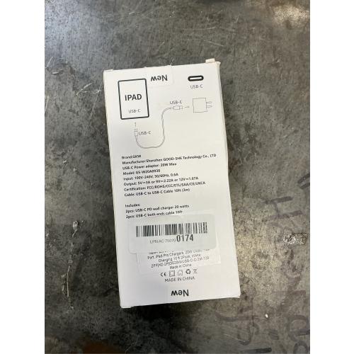 30W iPhone 17 16 15 Chrager Fast Charging for iPhone 17 16 Pro Max 15 Plug iPad USB C, 30 Watts Type-c Gan PPS Wall Chrager Plug Block & Long 10ft USB C to C Cable, 1Pack White