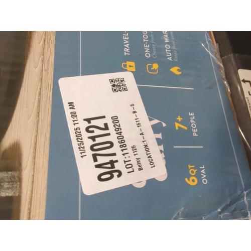 Crock-Pot 6qt Cook & Carry One Touch Programmable Slow Cooker Matte Black