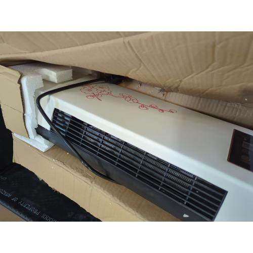 White With Red Flower Bedroom Wall Mounted Air Heater Space Saving Warm Air Blower for Bedroom Shower Room (Plug 110V)