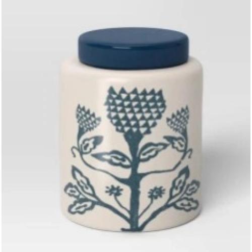 Threshold stoneware canister MISSING LID