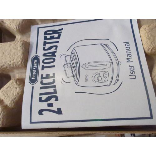 HAZEL QUINN 2-SLICE TOASTER
