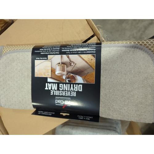 All-Clad Premium Reversible Dish Drying Mat for Kitchen: 16 x 28 Ultra-Absorbent, Long-Lasting, No Condensation, and Oversized for Large Pots and Pans - 1 Pack, Titanium