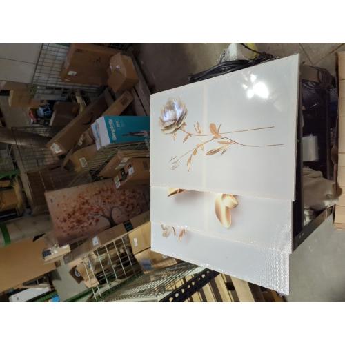 3Pcs Abstract Golden Flower Canvas Wall Art Modern Luxury Minimalism Nordic Floral Plant Painting Picture Wall Decor Poster Print Artwork for Living Room Bedroom Home Decoration