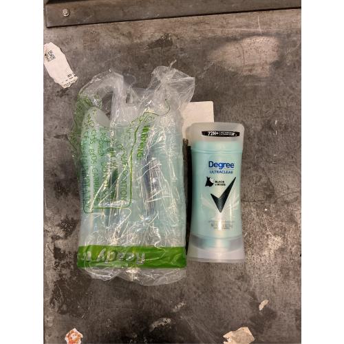 Degree UltraClear Antiperspirant Deodorant Black White Anti White Marks and Yellow Stains - 2.6oz