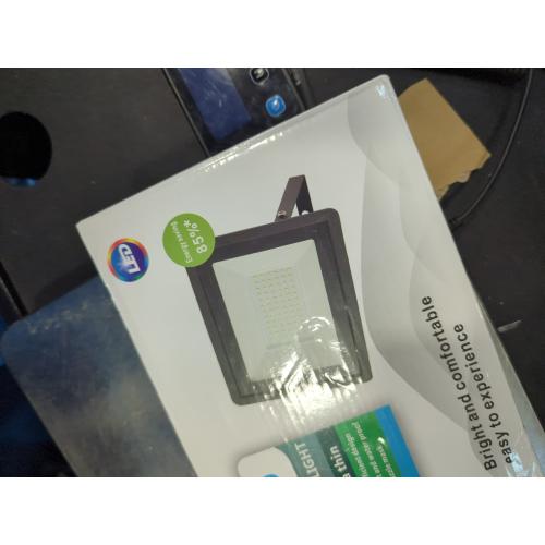 CAARLA Floodlight High Brightness L E D Flood Light 150W 200W 300W AC220V Reflector Outdoor Spotlight Street Light L e d Exterior Wall Lamp for Garden(Warm Light 3000K,220V-50W)