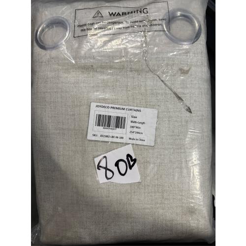 Joydeco Blackout Room Divider Curtains, Extra Wide Light Beige Sliding Door Drapes Living Room Curtains, 1 Panel 100W x 96L Inch Patio Door Drapes for Room Privacy