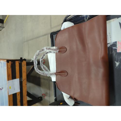 Brown Leather Tote Bags for Women Large Tote Bag Retro Top-handle Bag Trendy Work Bag PU Leather Purse 2025