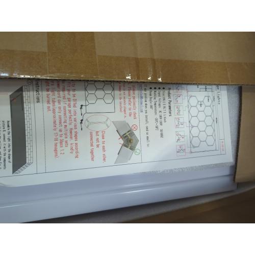 MODERN Hexagon Garage Light: Higher Brightness 720W 86400 Lumens Hexagon Led Garage Light with Rectangle Frame 6500K for Garage, Basement, Warehouse, Auto Beauty Shop, Car Detailing Shop etc. …