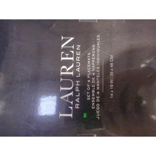 Ralph Lauren set 4 Pack placemats beige