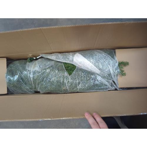Size 7.5 ft. Pre-Lit Fraser Fir Pencil Tree Artificial Christmas Tree with 350 Clear Lights