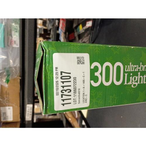 String Lights For Indoor Or Outdoor, 60 Feet, 300 Lights