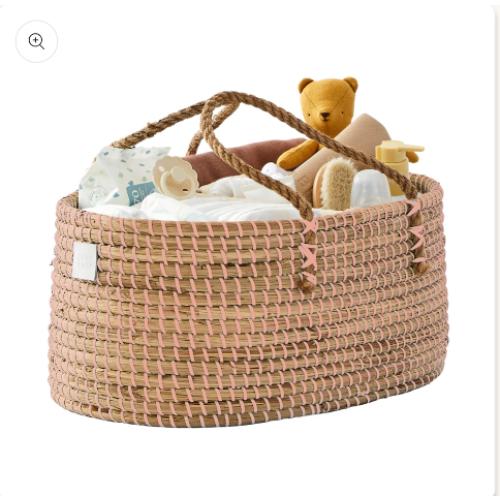 BEBE BASK LILY Diaper Caddy - Blush