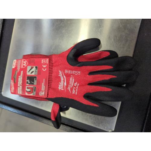Milwaukee Electric - CUT LEVEL 4NITRILE DIPPED GLOVES - xl