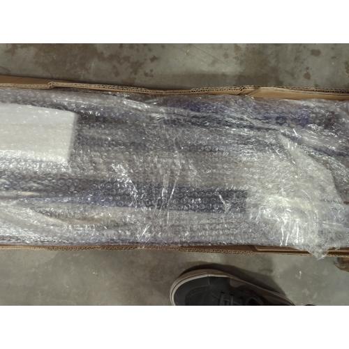 Gray Solid Wood Paneled Barn Door with Installation Hardware Kit