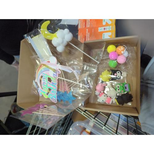 34 Pcs Cute Anime Cake Topper, Educatgame Kawaii Anime Cake Decorations Figures Set, Great for Theme Birthday Party Decoration Supplies