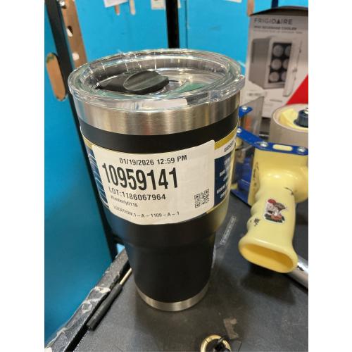 YETI Rambler 30-fl oz Stainless Steel Tumbler with MagSlider Lid, Northwoods black