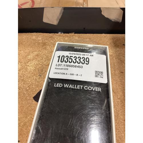 Samsung LED Wallet Cover EF-NG985 - Flip cover for cell phone - black - for Galaxy S20 , S20  5G