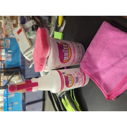 Quick 'n Brite All Purpose Cleaning Paste – Miracle Cleaner for Tough Stains, Biodegradable, Non-Toxic, Pet-Safe, Multi-Surface Stain Remover, Made in USA, 32 Oz Kit