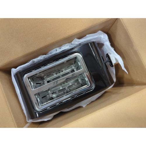 Oster 2-Slice Toaster With Extra-Wide Slots Black/Stainless Steel