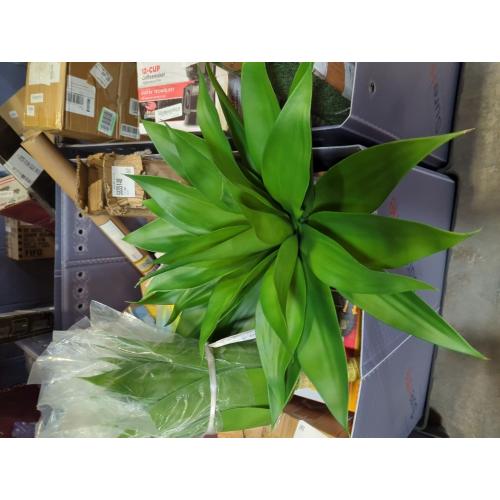 Velener Artificial Agave Plant Set, 28 Inch, Faux Aesthetic Plants for Home Decor, Realistic UV Resistant Fake Agave Plants Without Pot, Set of 2