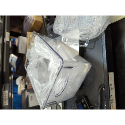 Sorbus Large Clear Plastic Storage Bins for Shelves, Clothes, with Handle - Clear Storage Bins, Drawer, Shelf, Closet, Pantry, Fridge, Freezer Organizer Bins, Closet Organizers and Storage (2 pack)