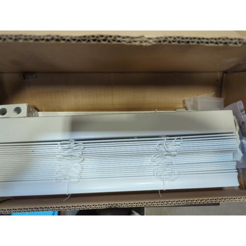 Lotus & Windoware Cordless, 2 Inch Faux Wood Blind, 16.5 Wide x 36 Long, Window Blinds, Blinds & Shades, Blinds for Indoor Windows, Smooth, Bright White - 16.5 x 36,Bright White