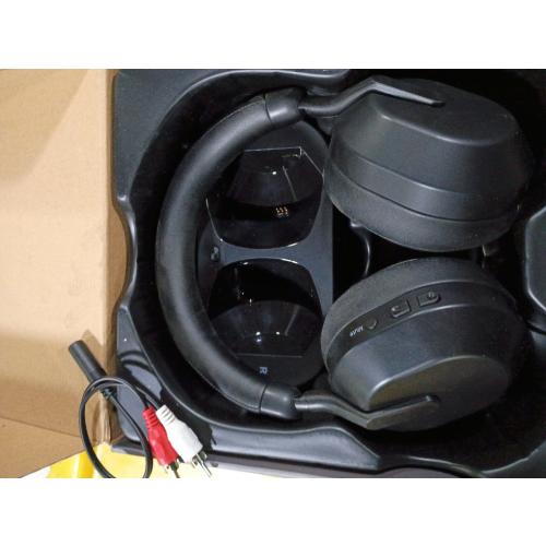 Wireless Headphones for TV with LED Display, TV Headphones Wireless for Seniors with Transmitter Charging Base, No Audio Delay Bluetooth V5.3, Plug and Play, Gift for Seniors/Hearing Impaired (Black)