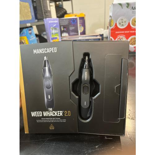 MANSCAPED The Weed Whacker 2.0 Ear & Nose Hair Trimmer, SkinSafe Electric Clippers, Rechargeable Battery Shaver