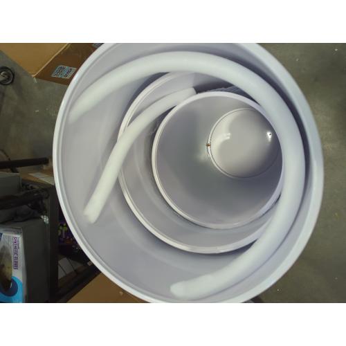 HAISIWLKJ 3PCS Cylinder Pedestal Stands for Parties, White Metal Round Cylinder Plinths Dessert Table Display Pillars for Birthday Wedding Bridal Baby Shower Party Decorations(Large)