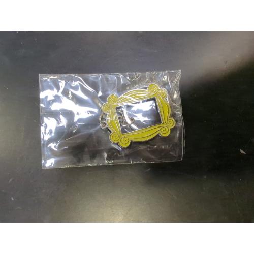 Friends TV Show Door Frame Keychain - Monica's Door Yellow Frame, BFF Gift to Friends