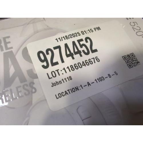 Color White JBL Tune 520BT Wireless On-Ear Headphones