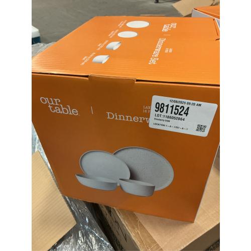 Our Table Landon 16-Piece Dinnerware Set in Sea Salt