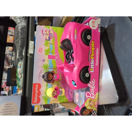 Fisher Price Barbie Convertible by Little People Set - Multi