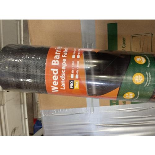 5ftx500ft Garden Weed Barrier Landscape Fabric (including Scissors & Gloves), Large Weed Block Gardening Mat, Heavy Duty Ground Cover Weeds, Superior Weed Landscape Control For Vegetable Projects.