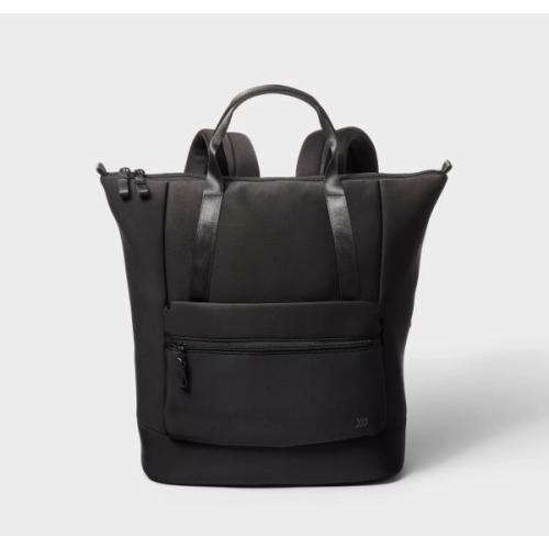 Faux Neoprene Tote Backpack - All in Motion™ Black: Water-Resistant Softside Knit4.4 out of 5 stars with 86 reviews