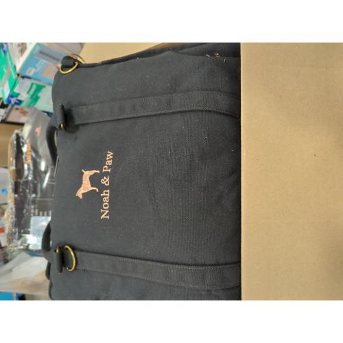 Noah & Paw Dog Car Seat Carrier, Small Dog Car Seat for Small Medium Pets with Harness Clip, 4X Safety Feature, Booster Travel Bed, Waterproof Washable, Orthopedic Foam Filling, Canvas Collection