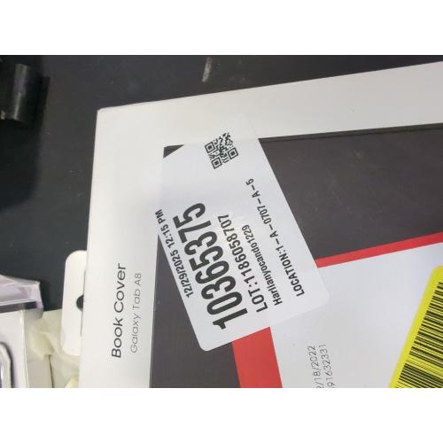 SAMSUNG Galaxy Tab A8 Book Cover, Protective Tablet Case w/ 2 Viewing Angles, Magnetic Design, S Pen Holder, Slim, Lightweight, US Version, Dark Gray