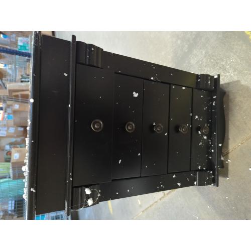 Real Living Jewelry Armoire 5 Drawers and 2 Swinging Doors Black