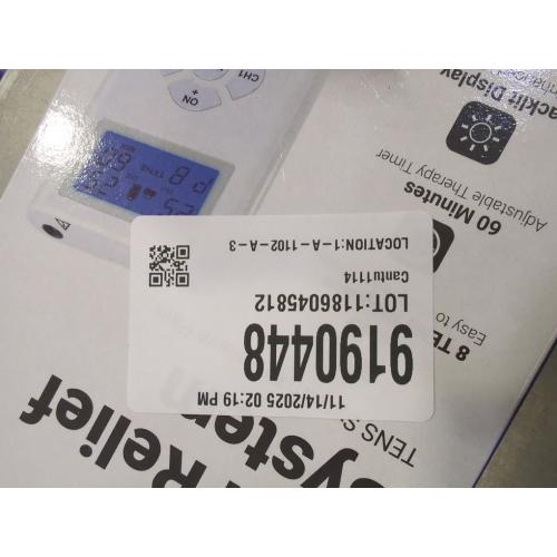 iReliev TENS Unit Electronic Pulse Massager, (8) Electrodes Pain Relief Bundle - Original TENS Unit Includes Extra Pads.